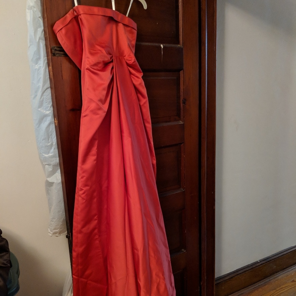 Orange gown